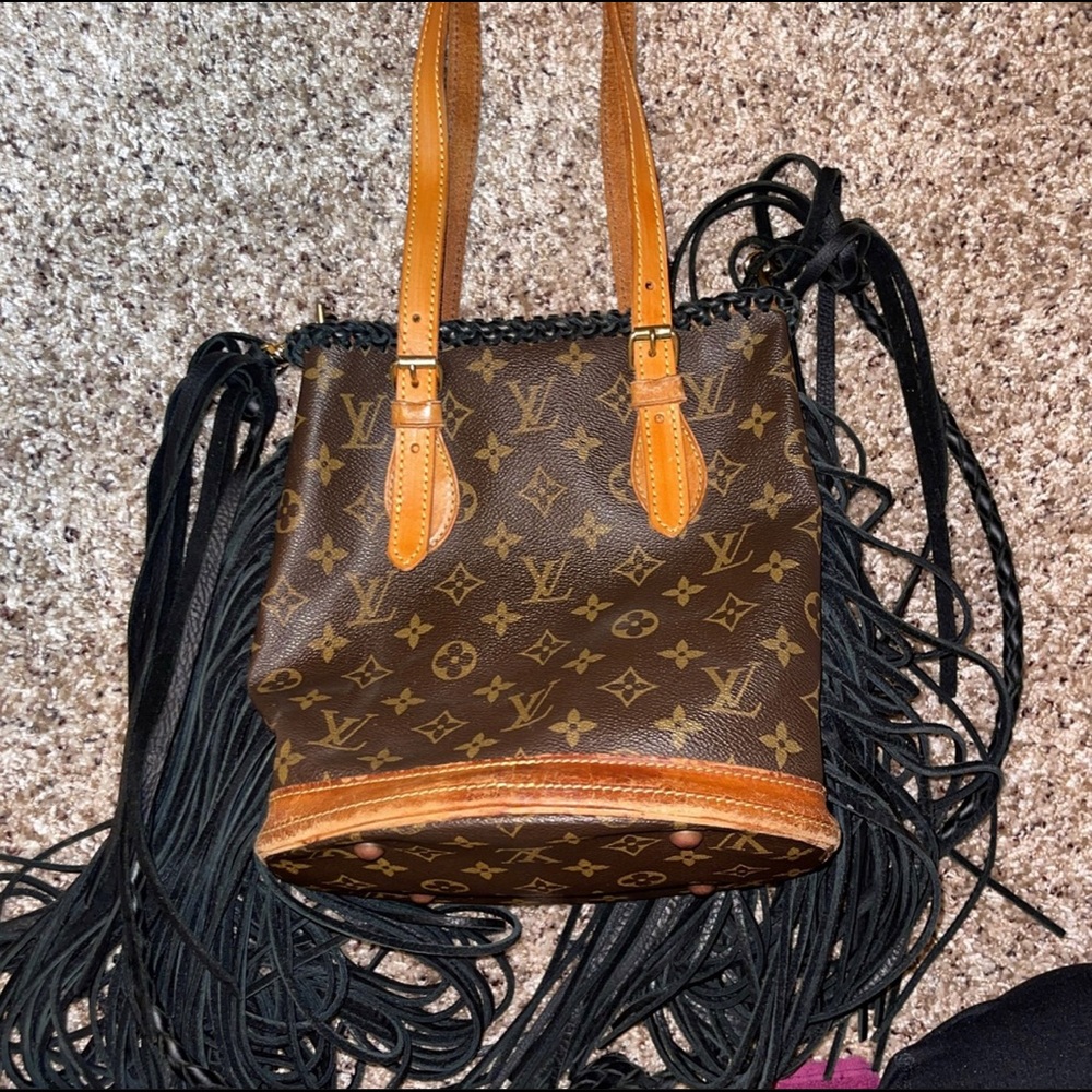 VINTAGE BOHO LOUIS VUITTON BUCKET BAG - Picture 2 of 4